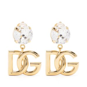 Dolce & Gabbana  DG-logo clip-on earrings