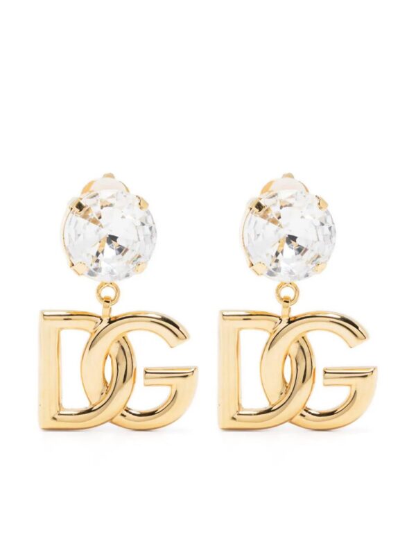 Dolce & Gabbana  DG-logo clip-on earrings