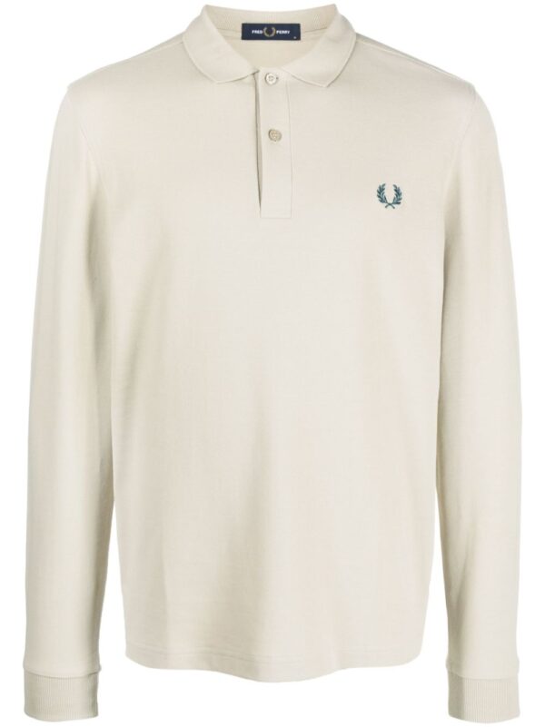 Fred Perry logo-embroidered cotton polo shirt