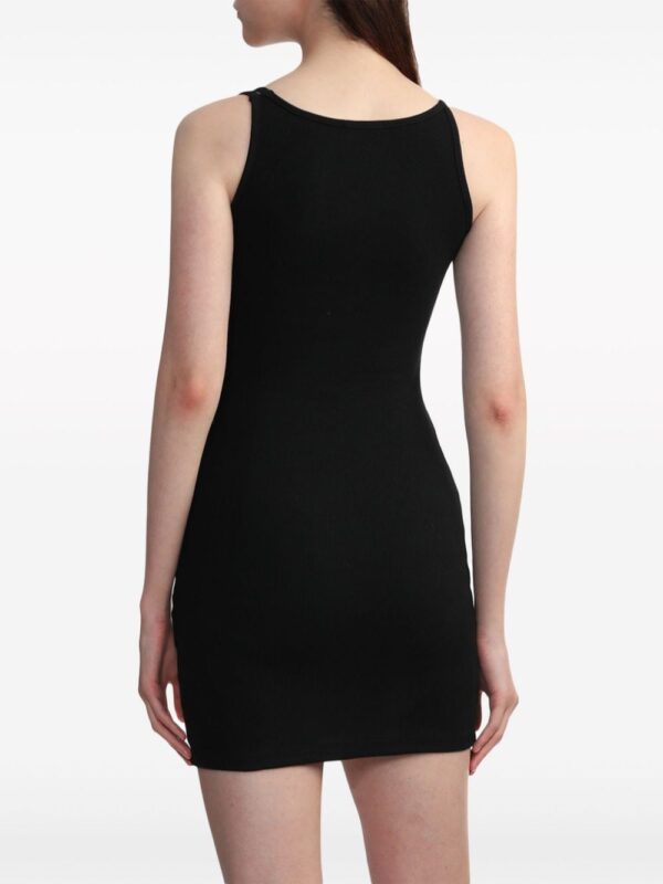 Off-White Off-embroidered ribbed minidress - Image 4