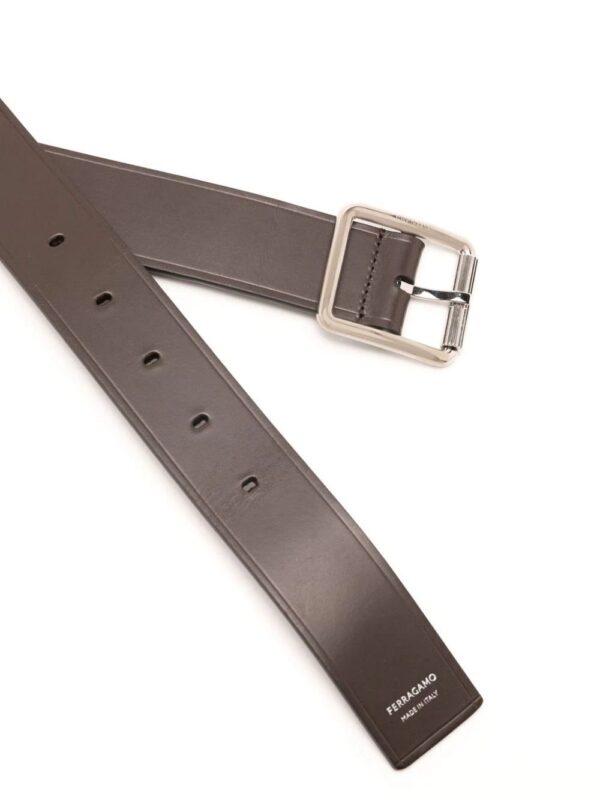 Ferragamo  logo-stamp leather belt - Image 2