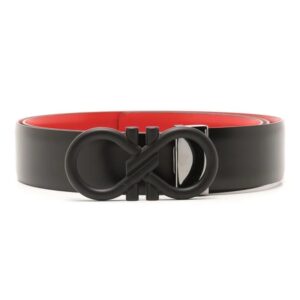 Ferragamo  Gancini-plaque leather belt