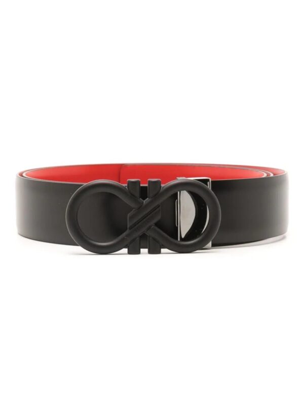 Ferragamo  Gancini-plaque leather belt