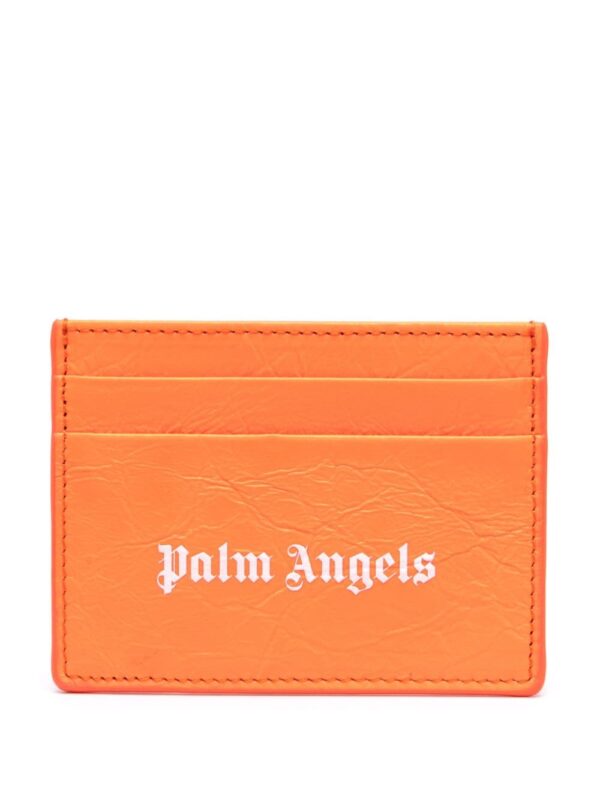 Palm Angels patent leather card holder