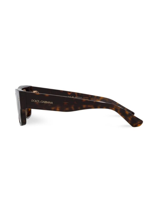 Dolce & Gabbana Eyewear Lusso Sartoriale rectangle-frame sunglasses - Image 3