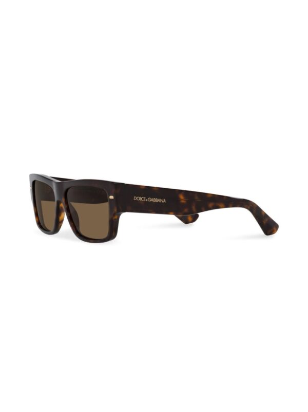 Dolce & Gabbana Eyewear Lusso Sartoriale rectangle-frame sunglasses - Image 2