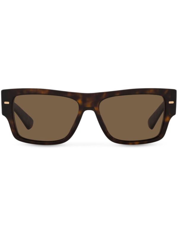 Dolce & Gabbana Eyewear Lusso Sartoriale rectangle-frame sunglasses