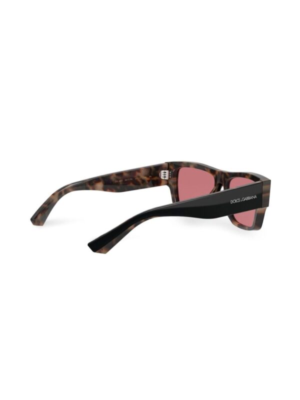 Dolce & Gabbana Eyewear Lusso Sartoriale rectangle-frame sunglasses - Image 4