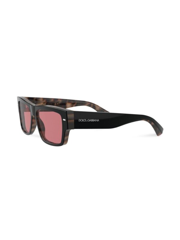 Dolce & Gabbana Eyewear Lusso Sartoriale rectangle-frame sunglasses - Image 2