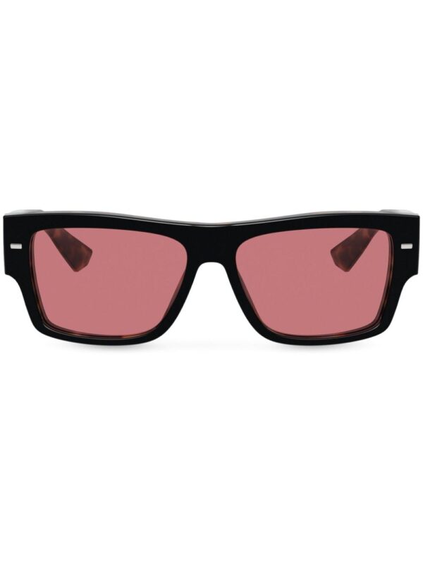 Dolce & Gabbana Eyewear Lusso Sartoriale rectangle-frame sunglasses