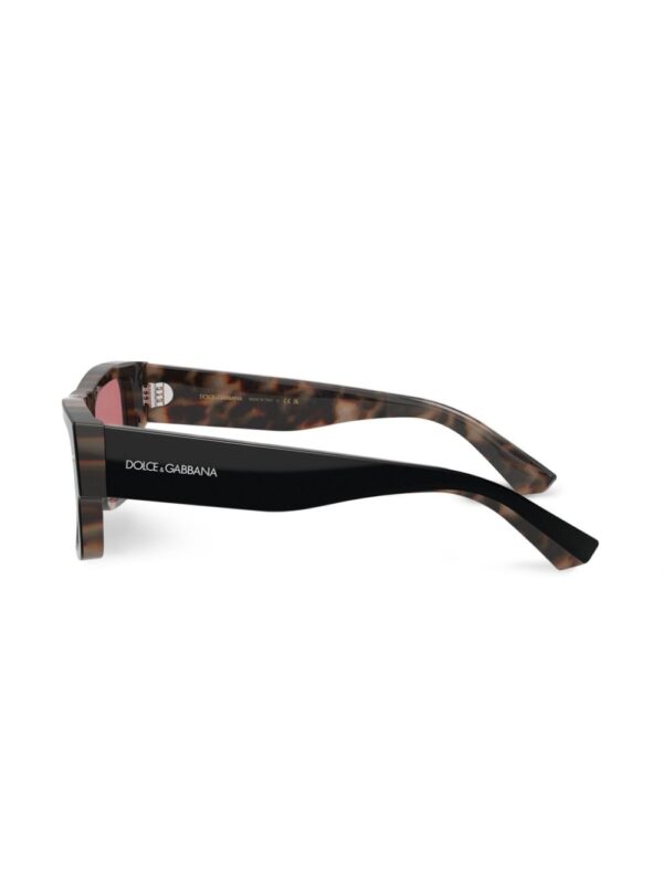 Dolce & Gabbana Eyewear Lusso Sartoriale rectangle-frame sunglasses - Image 3