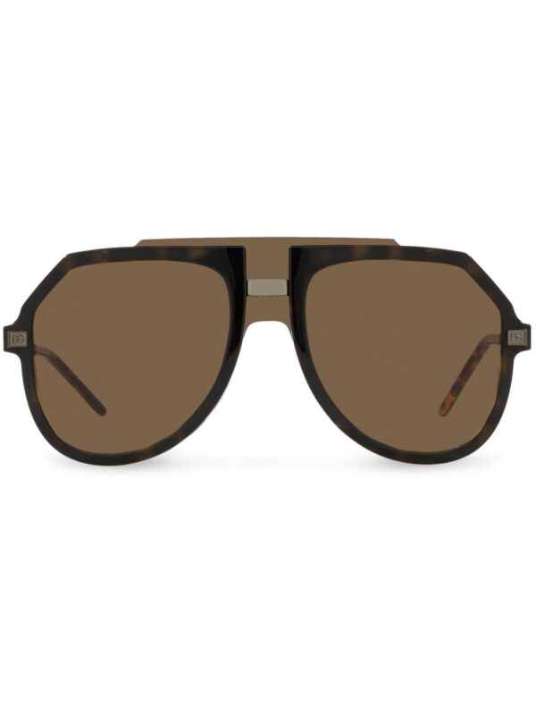 Dolce & Gabbana Eyewear Lusso Sartoriale pilot-frame sunglasses