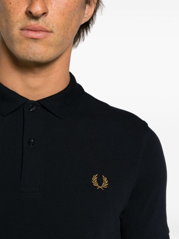 Fred Perry logo-embroidered cotton polo shirt - Image 5