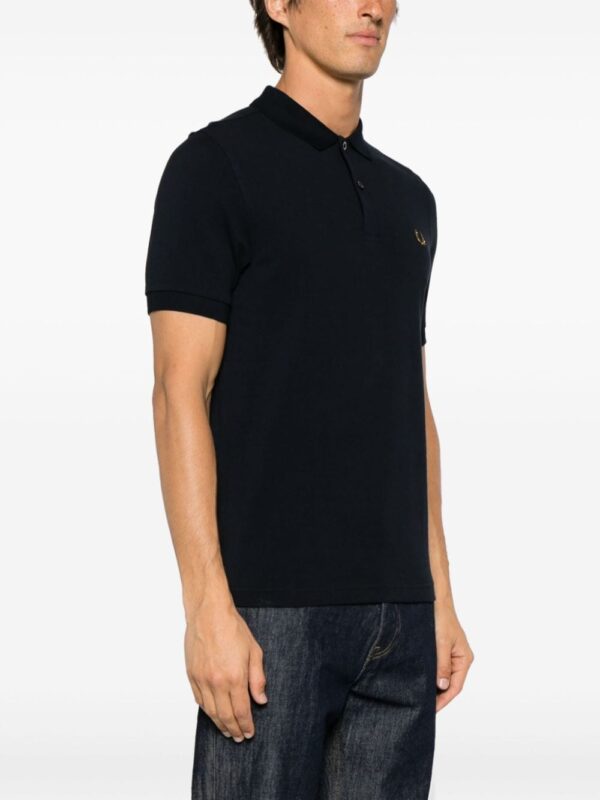 Fred Perry logo-embroidered cotton polo shirt - Image 3