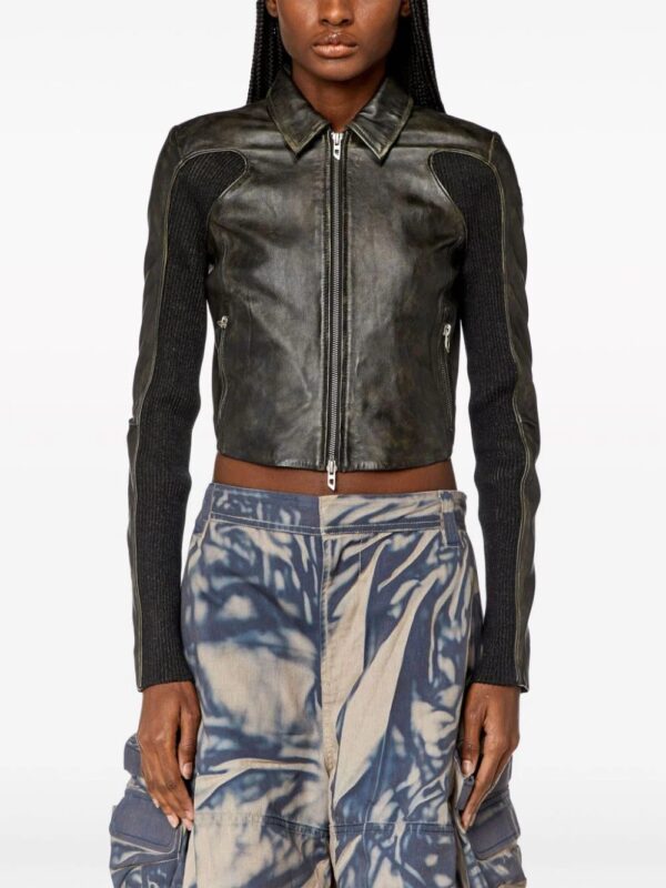 Diesel  L-Totem leather jacket - Image 3