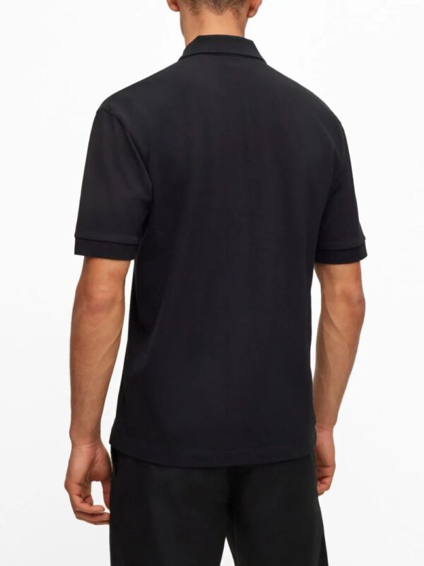 HUGO  logo-print cotton polo shirt - Image 4