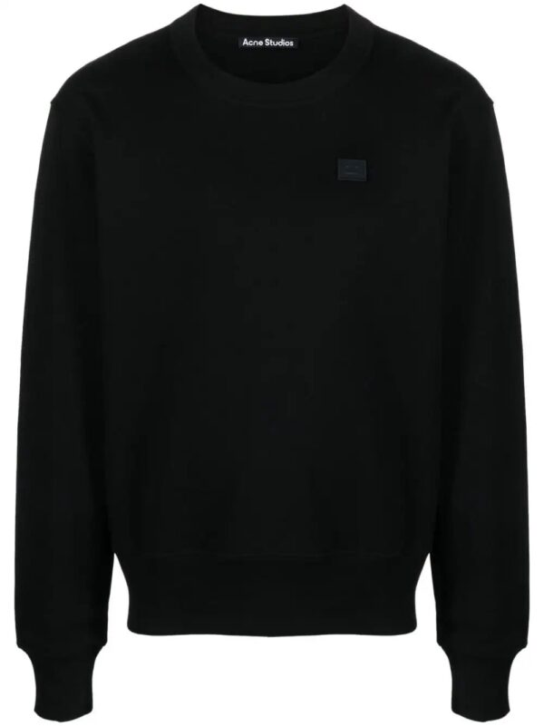 Acne Studios  logo-appliqué jersey sweatshirt