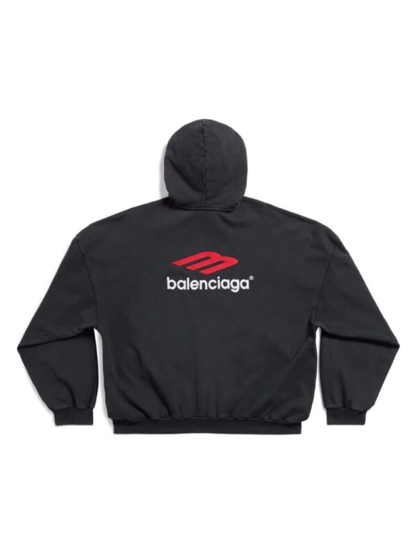 Balenciaga  3B Sports Icon cotton hoodie - Image 2