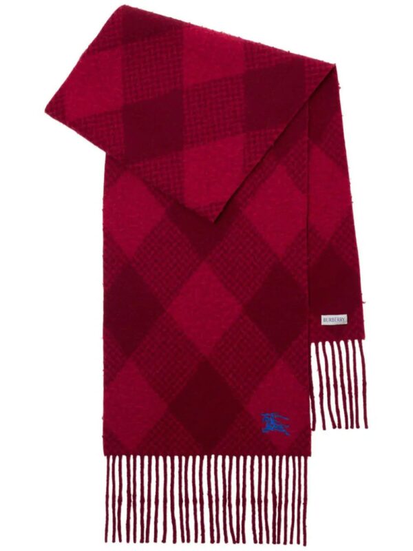 Burberry  argyle check-pattern wool scarf