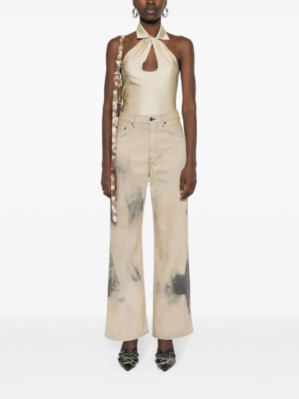Acne Studios  bleached-effect wide-leg jeans - Image 2