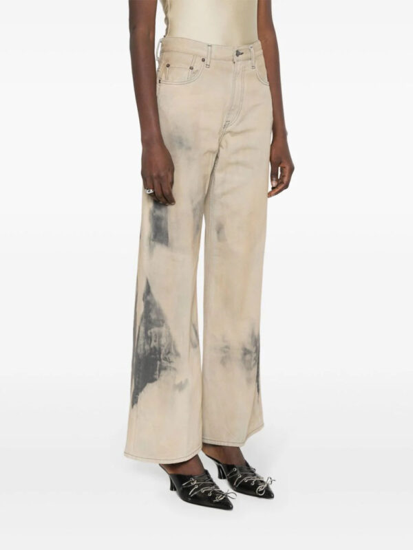 Acne Studios  bleached-effect wide-leg jeans - Image 3