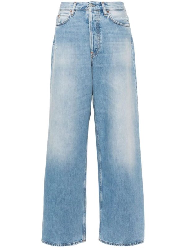 Acne Studios  high-rise wide-leg jeans