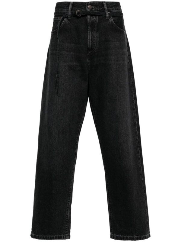 Acne Studios  mid-rise wide-leg jeans