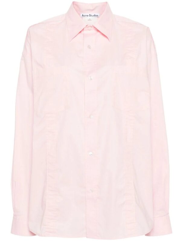 Acne Studios  tape-detail classic-collar shirt