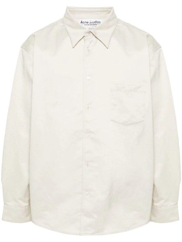 Acne Studios  straight-point collar button-down shirt