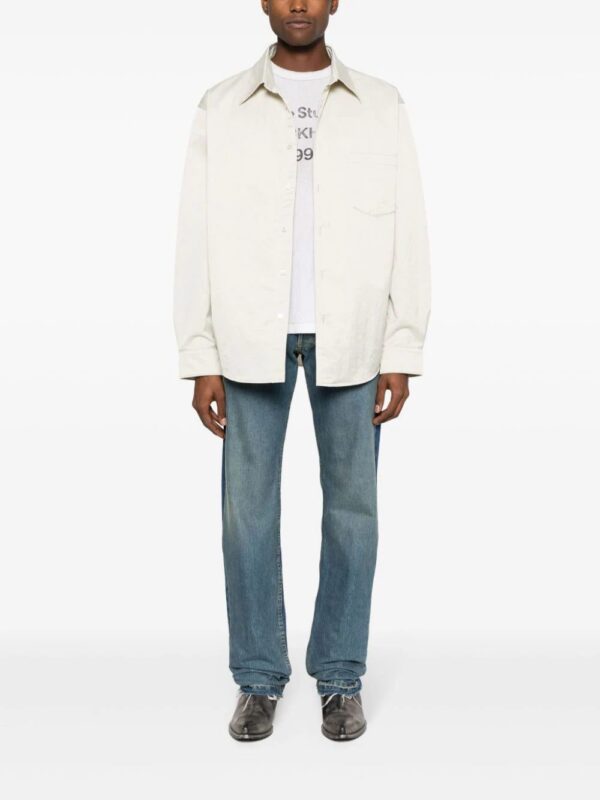 Acne Studios  straight-point collar button-down shirt - Image 2