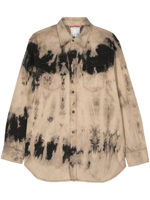 Acne Studios  tie-dye denim shirt