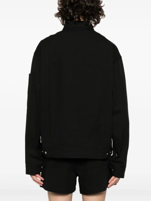 Acne Studios  classic-collar shirt jacket - Image 4