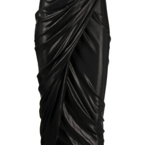 Rick Owens Lilies  high-waisted draped skirt