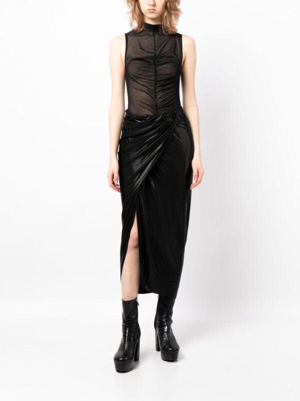 Rick Owens Lilies  high-waisted draped skirt - Image 2