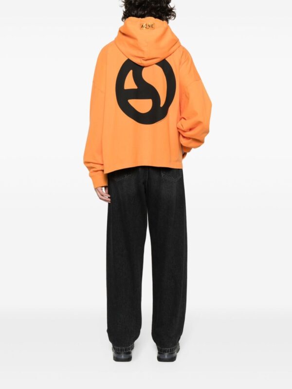 Acne Studios graphic-print cotton hoodie - Image 2