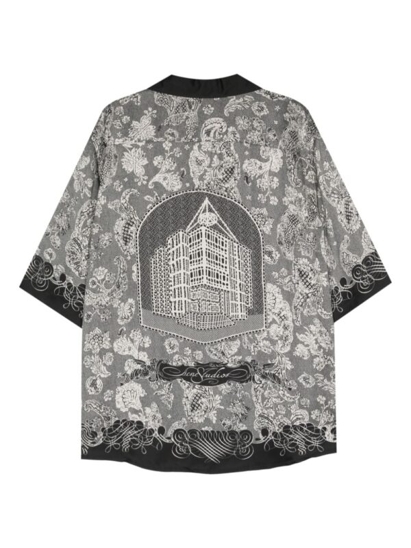 Acne Studios  floral-print bowling shirt - Image 2