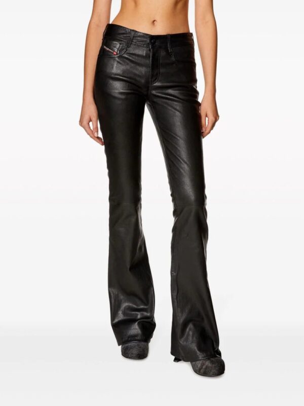 Diesel  L-Stellar leather trousers - Image 3