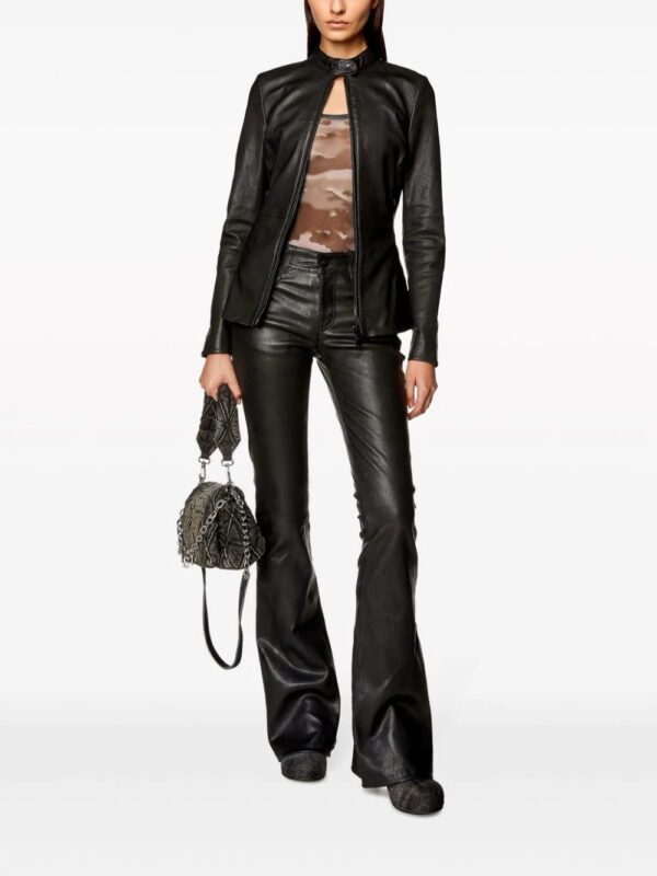 Diesel  L-Stellar leather trousers - Image 2
