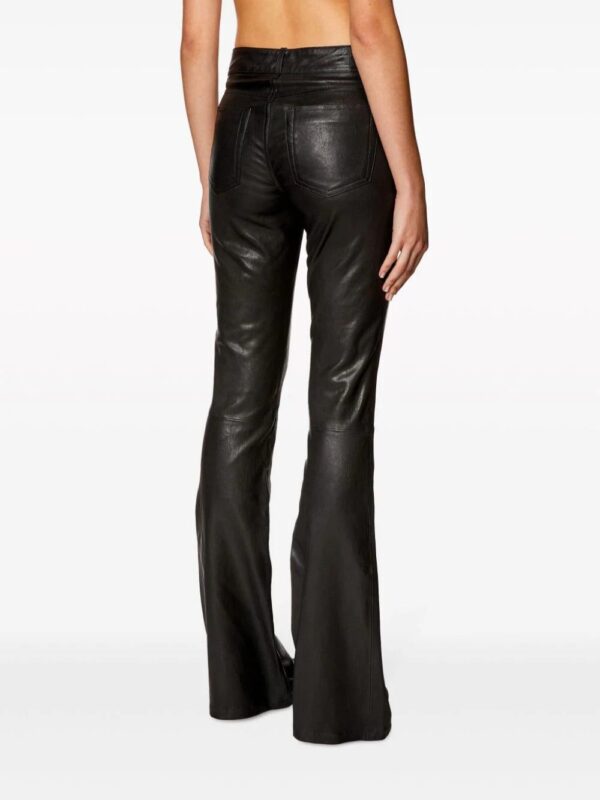 Diesel  L-Stellar leather trousers - Image 4