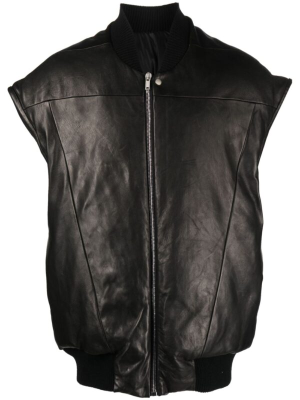 Rick Owens  Jumbo Flight padded leather jacket