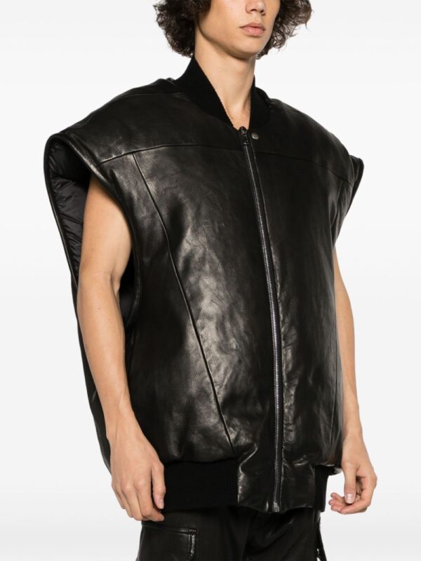 Rick Owens  Jumbo Flight padded leather jacket - Image 3