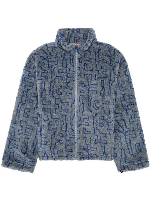 Diesel  S-Luck fleece bomber jacket