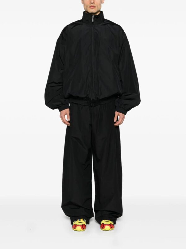 Balenciaga  wide-leg technical poplin track pants - Image 3