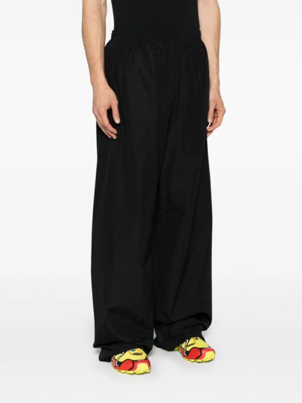 Balenciaga  wide-leg technical poplin track pants - Image 4