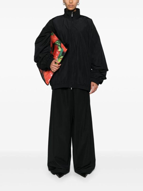 Balenciaga  wide-leg technical poplin track pants - Image 2
