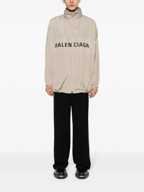 Balenciaga  logo-print windbreaker - Image 2