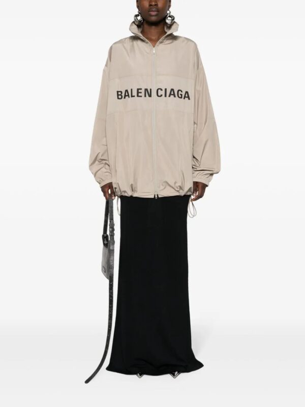 Balenciaga  logo-print windbreaker - Image 3
