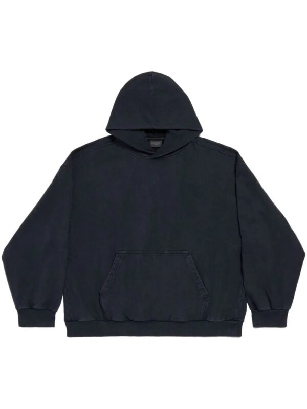 Balenciaga  logo-print cotton hoodie