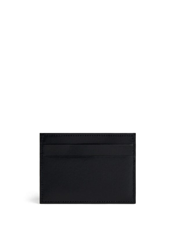Balenciaga logo-print leather cardholder - Image 2