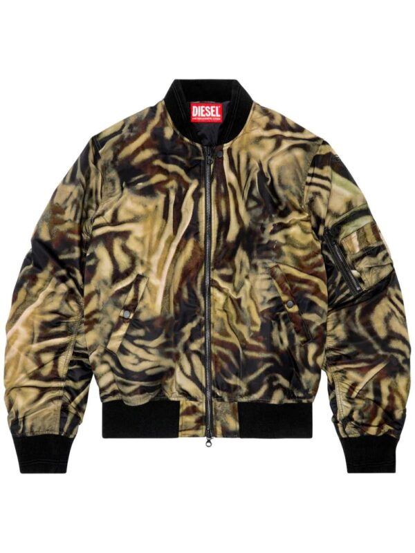 Diesel  J-Dublee abstract-print bomber jacket